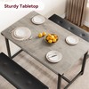 GAOMON Dining Table Set for 4, Kitchen Table with 2