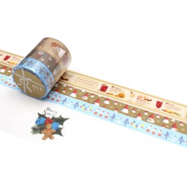 Kamoi Processing Paper Mt Masking Tape Christmas 2022 C Set (MTCMAS130) (Maste, Masking, Gift, Wrapping, Craft)