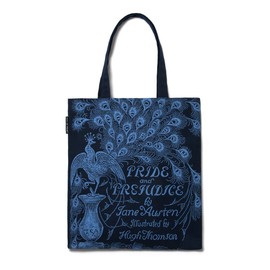 Out of Print Canvas Tote - Pride & Prejudice Navy