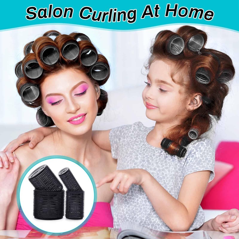 Selizo Hair Curlers 36 Pcs Set with 24Pcs Hair Curlers