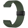 Mastten 18 mm Nylon Elastic Braided Magnetic Smartwatch Watch Strap