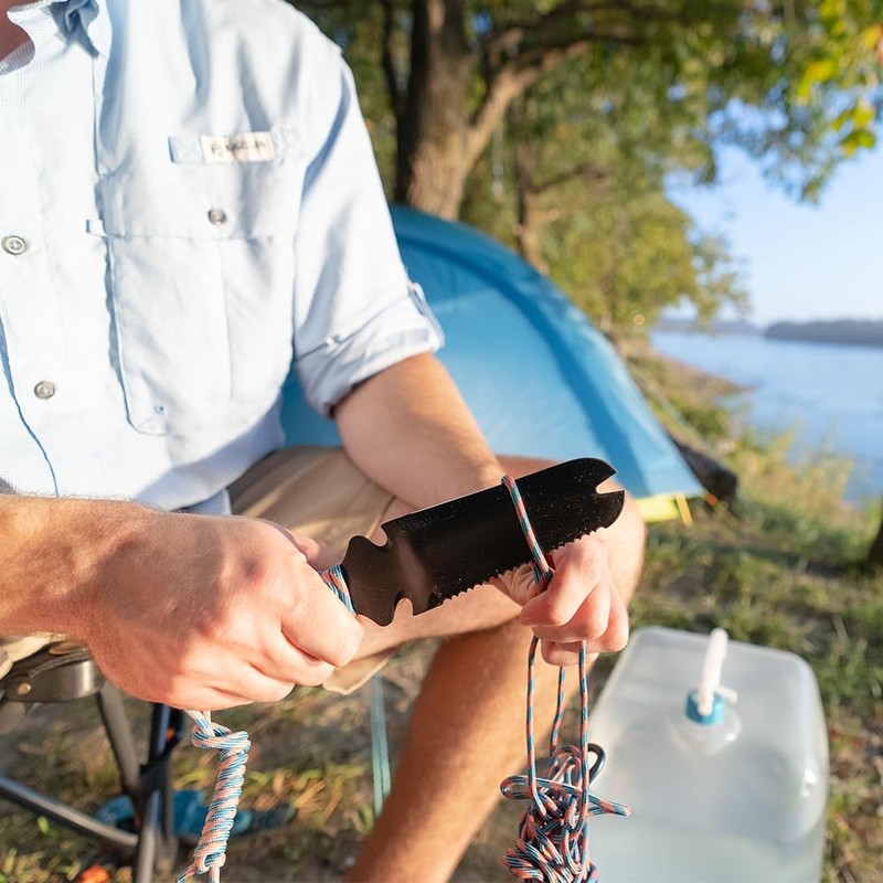 UST ParaTinder 100 Ft Paracord with Tinder Core (Orange/Grey), One