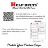 General Medical Alert Help Belt 6” Child Size Medical Alert
