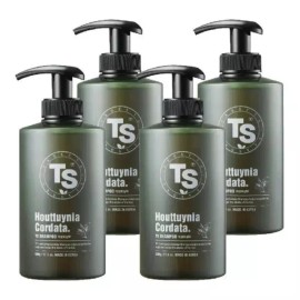 TS 어성초샴푸 500g 4개 두피케어 탈모완화 샴푸 TS Ginseng Shampoo 500g 4ea Scalp Care Anti-Hair Loss Shampoo