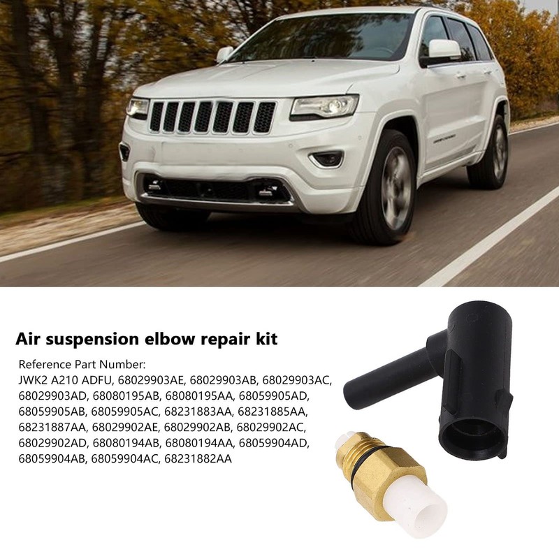 Air Suspension Elbow Repair Kit Replacement for Grand Cherokee WK2