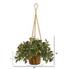Nearly Natural 30in. Mini Melon Artificial Plant in Hanging Basket