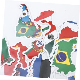 Operitacx 150Blätter Länderflaggen Aufkleber Selbstklebende Kofferdekore Für Laptop Wasserflaschen Skateboard Für DIY Projekte Kreative Gestaltung