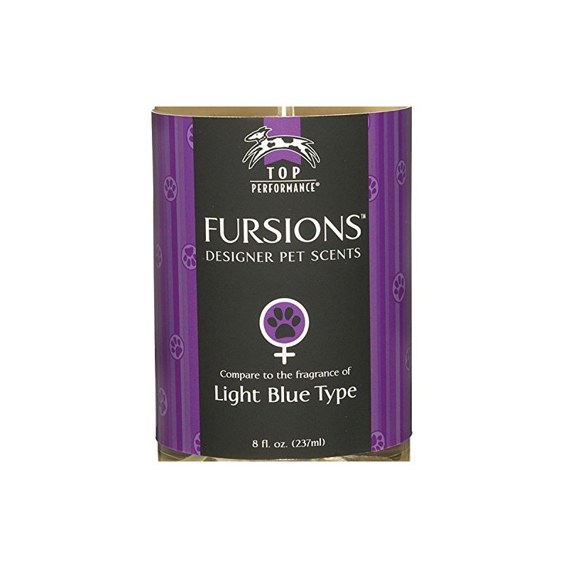 Top Performance Fursions Dog Cologne, Light Blue, 8-Ounce