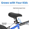 Glaf Kids BMX Style Bike with Training Wheels for Ages