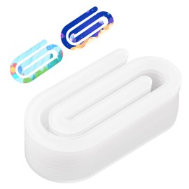 10pcs Sublimation Acrylic Paper Clips, 4x2 Inch Jumbo Sublimation Clipboard Blanks Sublimation Clip for Home Office Classroom