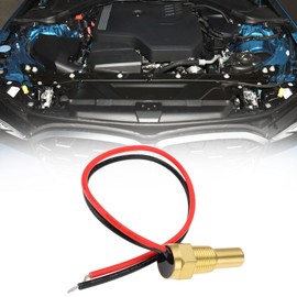 Be In Your Mind 1/8NPT Wassertemperatursensor Geeignet für Auto Für Messgerät Kühlerschlauch 12V-24V