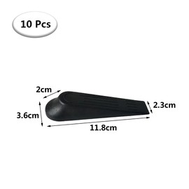 10 Pcs Door Stop Wedge Anti-Slip Door Wedges Plastic Door Stop Wedge Into Non-Slip Door Block for Home Office