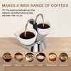 Uncoated 2 Cup Dual Pipe Moka Pot 304 Thickened Stainless