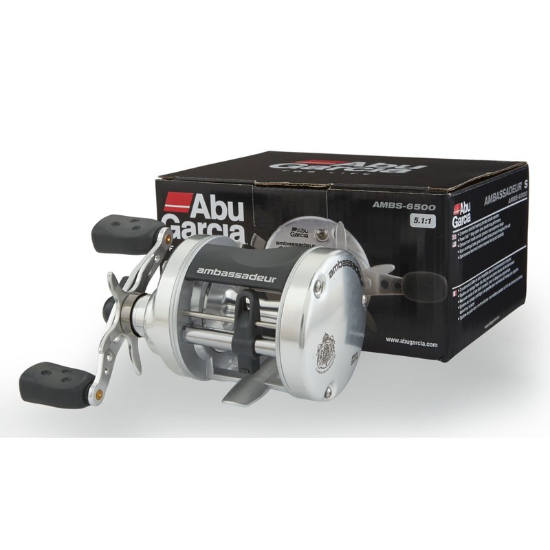 Abu Garcia 5500 Ambassadeur S Round Reel, Right, 230/14-Pound