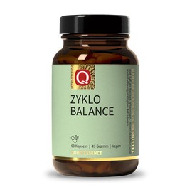 Quintessence Zyklo Balance Vitamin Kapseln 60 Stk. - Nahrungsergänzungsmittel Frauen, Vegan, Mit Frauenmantel, Vitamin B6, Safran Extrakt & Nachtkerzenöl, Produziert in Österreich