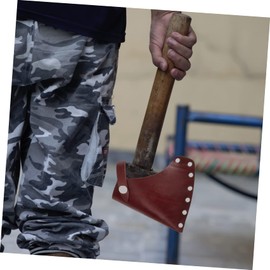 Kisangel 2pcs Hatchet Supply Cattlehide Protective Cover Portable Cover Sleeve Camping Axe Axe Protector