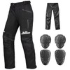 ILM Motorcycle Motocross Riding Pants Mens Detachable Waterproof Liner CE