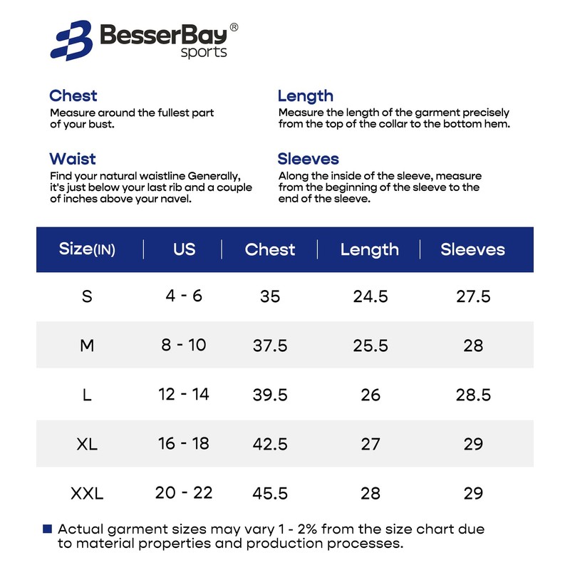 BesserBay Women Summer Swimming SPF Swim Rash Guard Long Sleeve
