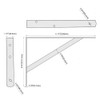 HOME MASTER HARDWARE 12 x 8 inch Heavy Duty Shelf