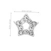 Outanaya 10pcs Star Shape Rhinestone Nail Charms Versatile Nail Decors