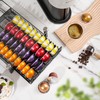 RECAPS Crystal Tempered Glass Coffee Pod Drawer Organizer Compatible with