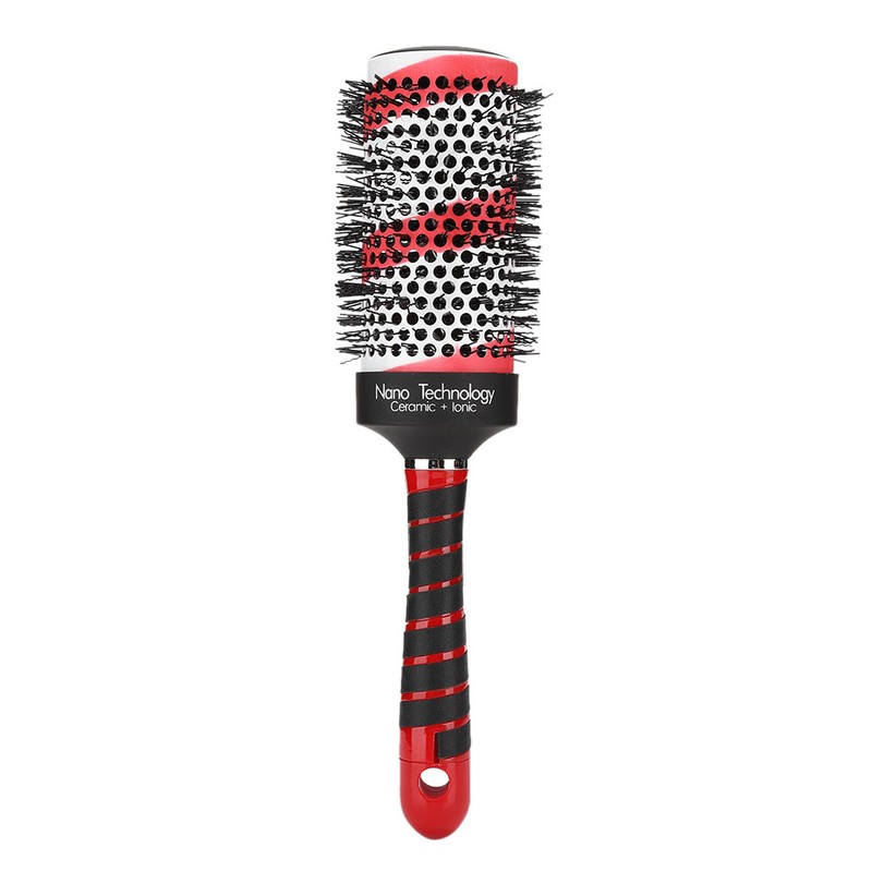 Unisex Ceramic Aluminum Comb Rolling Comb Cylinder Comb Hairstyling Tool