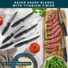Home Hero Kitchen Knife Set with Sharpener - High Carbon