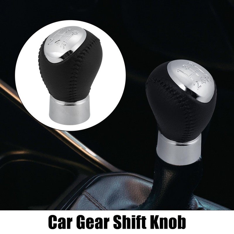 X AUTOHAUX Car 5 Speed Manual Gear Shift Knob Stick