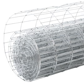 2in X 4in X 4ft X 50ft 12Gauge Hot-Dipped Galvanized Welded Wire Mesh Galvanized Wire Mesh Fence Prevent SnakesAperture: 2"*4", Wire Diameter: 2.4mm