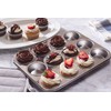 Fox Run Muffin and Cupcake Pan, 12 Standard Cup, Stainless