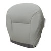 Priprilod Gray Perforated Leather Driver Side Bottom Replacement Seat Cover