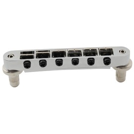 Wilkinson WOGB1 52mm(2-3/64 inch) Nashville Tune-O-Matic Bridge for USA Les Paul Epiphone SG Electric Guitar, Chrome