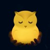 Tianhaixing Animal-Shaped Big Night Light for Children/Adults, Rechargeable LED Soft
