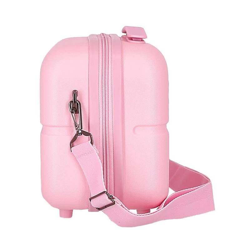 Pepe Jeans Highlight Adjustable Toiletry Bag with Shoulder Bag, Pink,