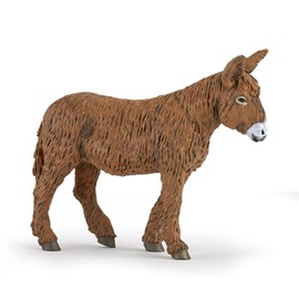Papo FARMYARD FRIENDS Animals Figurine, 51168 Poitou Donkey, Multicolour