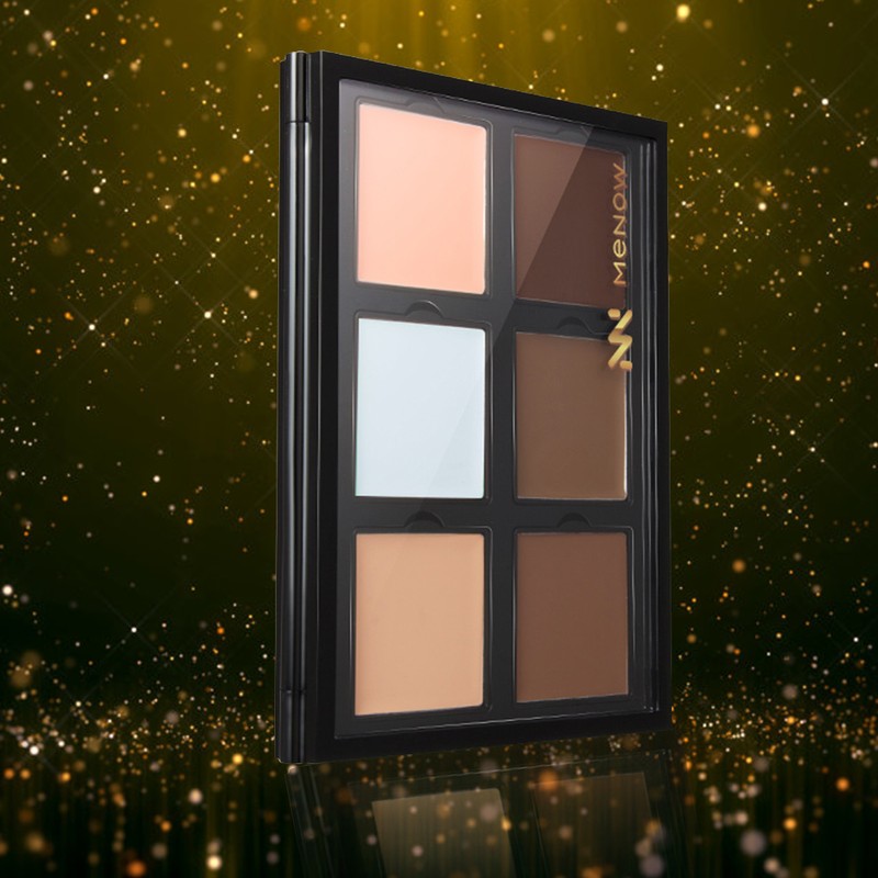 6 Colors Makeup Face Concealer Cream Palette Long Lasting Coverage