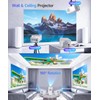Smart Projector with 4K 8K Support, Android 14 Mini Projector