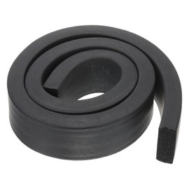PATIKIL 3.3Ft Foam Rubber Strips, 50mm Wide 20mm Thick EPDM Rubber Soundproof Foam Seal Strip Sealing Foam Tape for DIY Gasket Sealing Door Window Insulation, Black