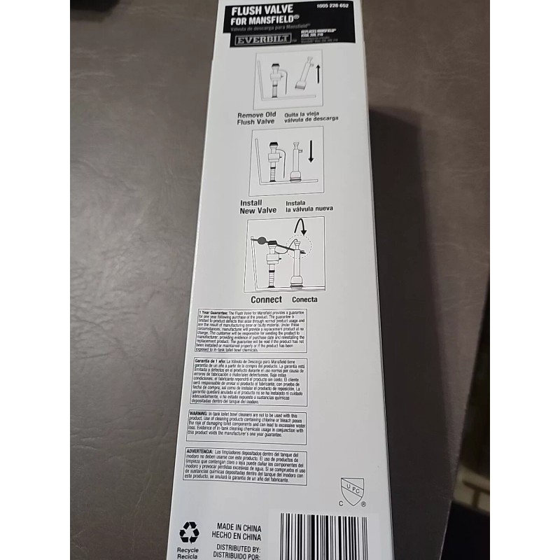 Everbilt Flush Valve For Mansfield Toilet #208, 209, 210 (BL5)