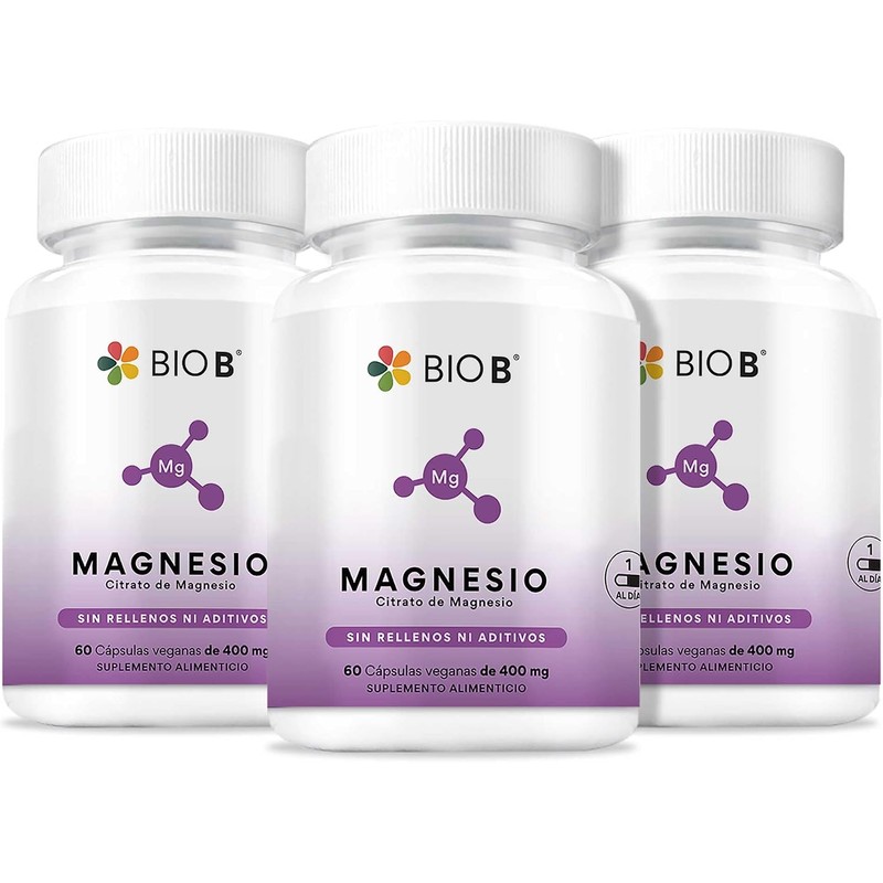 BIO B Magnesio 60 cápsulas veganas