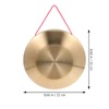 Generic 22cm Tam Tam Gong Traditional Chinese Percussion Instrument Copper