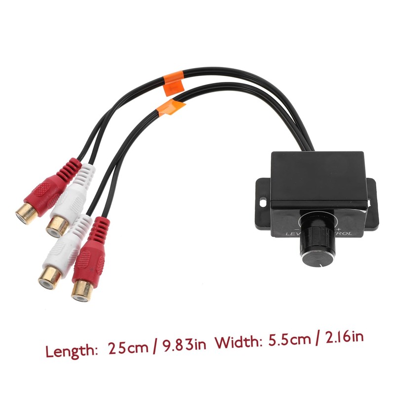 GRIRIW Bass Knob for Car Audio Universal Amplifier Level Controller