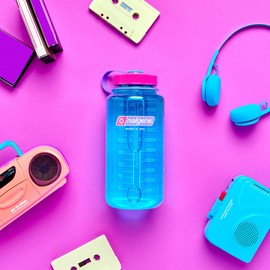 Nalgene Tritan Wide Mouth BPA-Free Water Bottle, Surfer, 34 oz