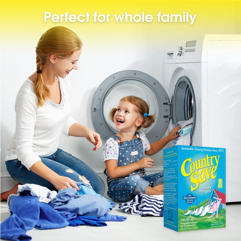 - HE Natural Laundry Detergent Clear and Free of Fillers