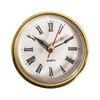 Shuade 65mm Clock Insert with Roman Numeral Quartzs Movement Gold