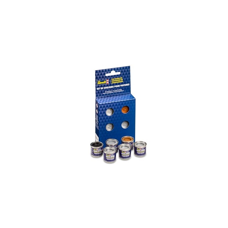 Revell 32344 32344-Autombile Colour Set 2, 6X Enamel Paints, Beige,