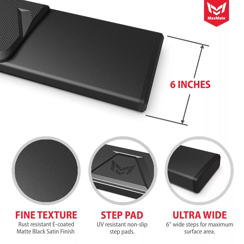 MaxMate 6" Side Steps for 19-25 Silverado/Sier