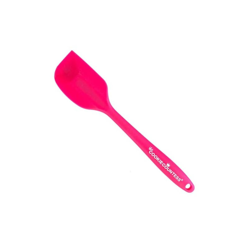 The Cookie Countess Metal Core Silicone Spatula - Pink Large