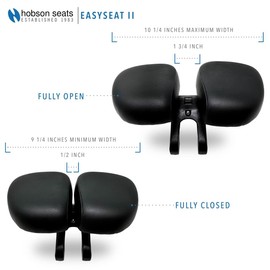 Ultimate Comfort: Hobson Easyseat II Split Bicycle Saddle - Adjustable, Ergonomic Design for Pain-Free Cycling, Doctor-Recommended for All Riders.