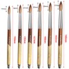 PCAORLEORS Kolinsky Acrylic Nail Brush with 100% Pure Mink Hair